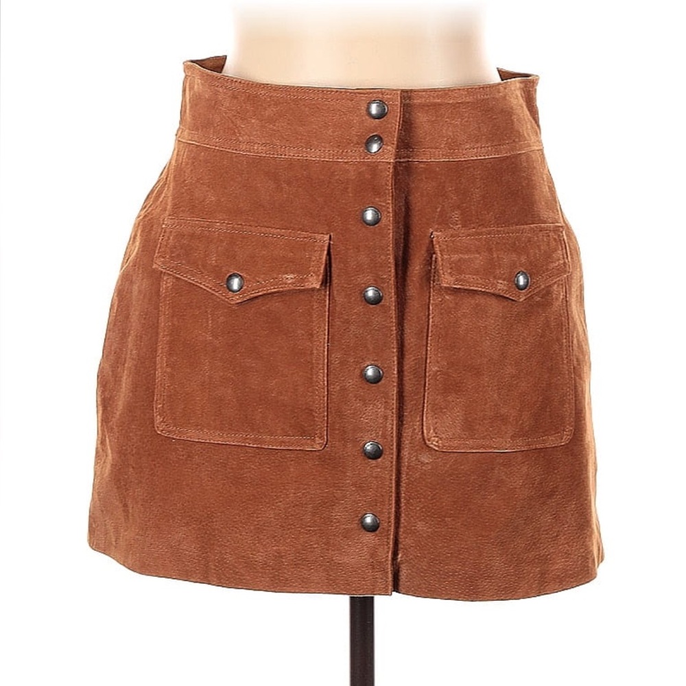 Blank NYC Suede Skirt